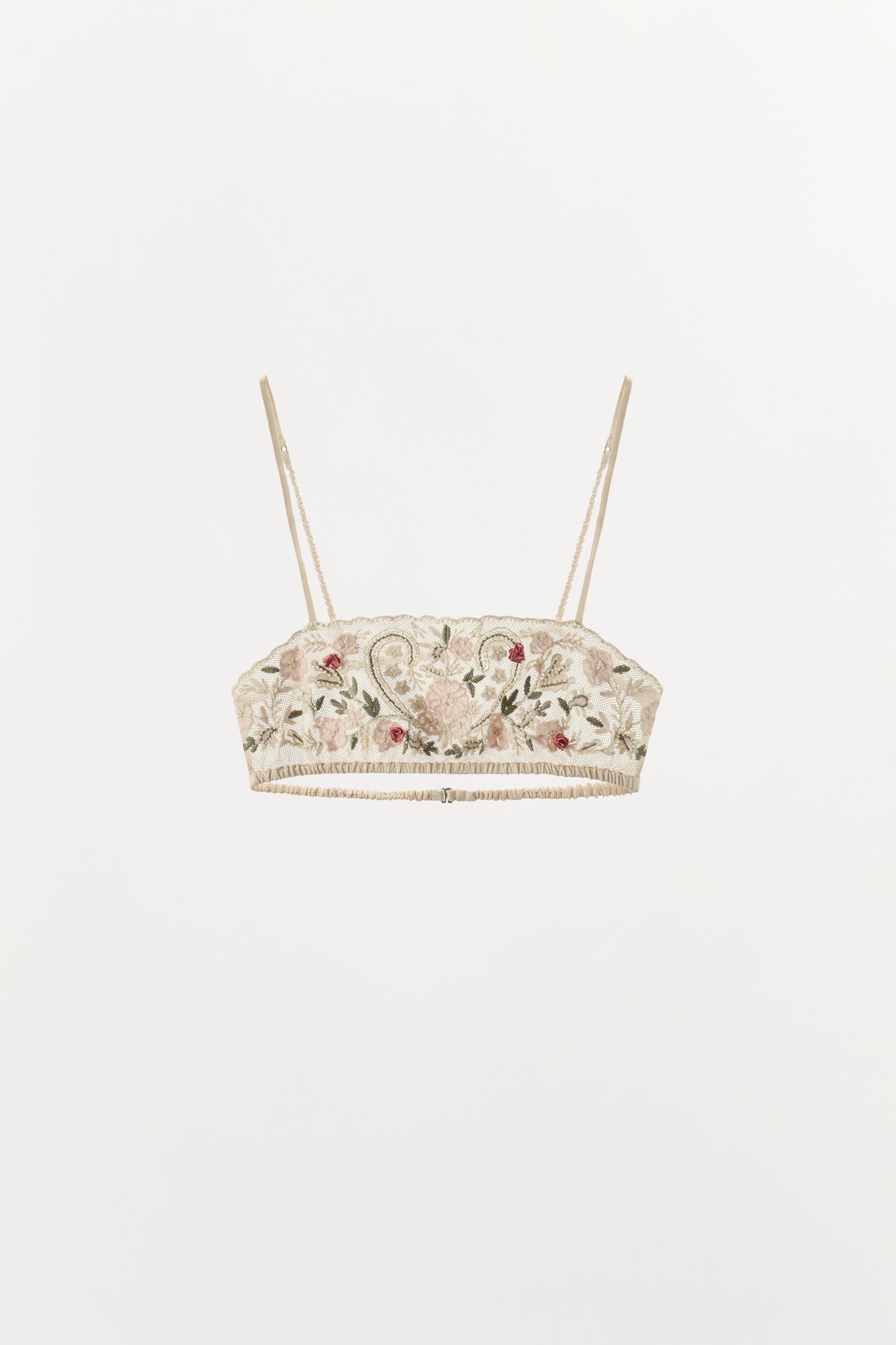 SOUTIEN-GORGE TULLE BRODERIES FANTAISIE